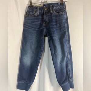 Abercrombie & Fitch Dark Blue Cropped Jeans